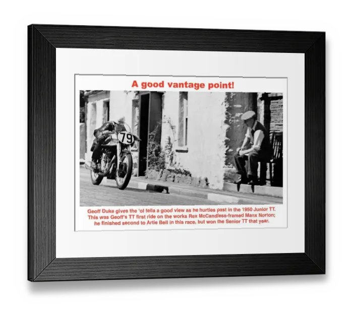 Framed Print : EX 1950 Duke Junior