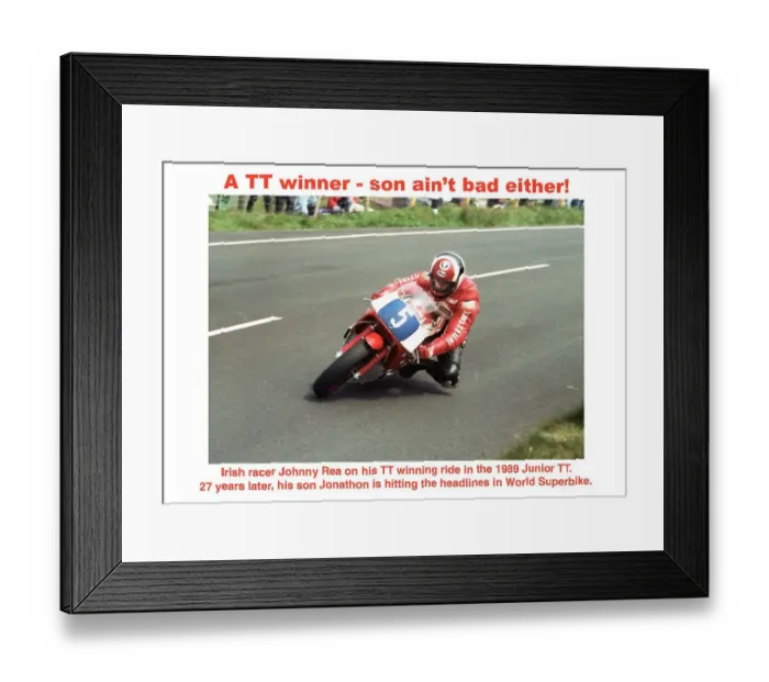Framed Print : EX 1989 Rea Junior