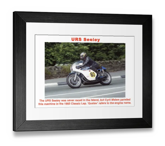 Framed Print : Cyril Malem URS 1993 TT Parade Lap Framed Print : Cyril Malem URS 1993 TT Parade Lap