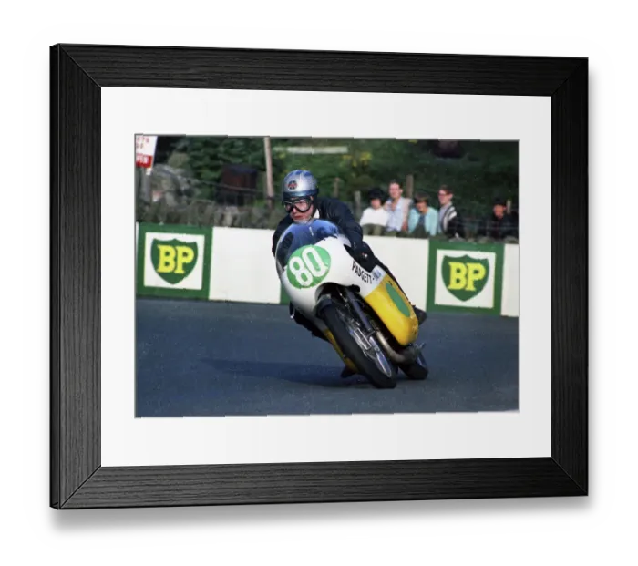 Framed Print : Don Padgett Padgett Yamaha 1967 Lightweight Manx Grand Prix