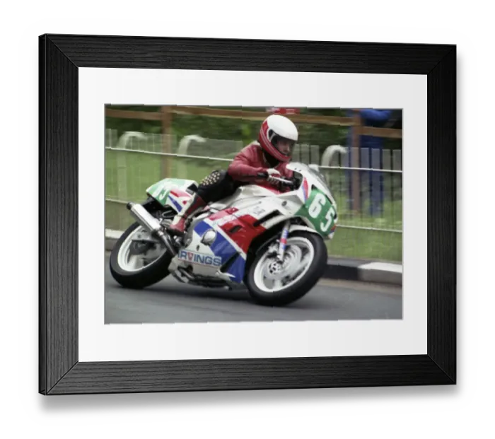 Framed Print : Andy Jessopp Yamaha 1989 Supersport 600 TT Framed Print : Andy Jessopp Yamaha 1989 Supersport 600 TT