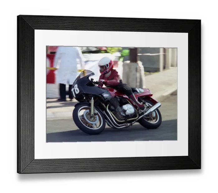 Framed Print : Andy Jessopp Laverda 1989 Production TT Framed Print : Andy Jessopp Laverda 1989 Production TT