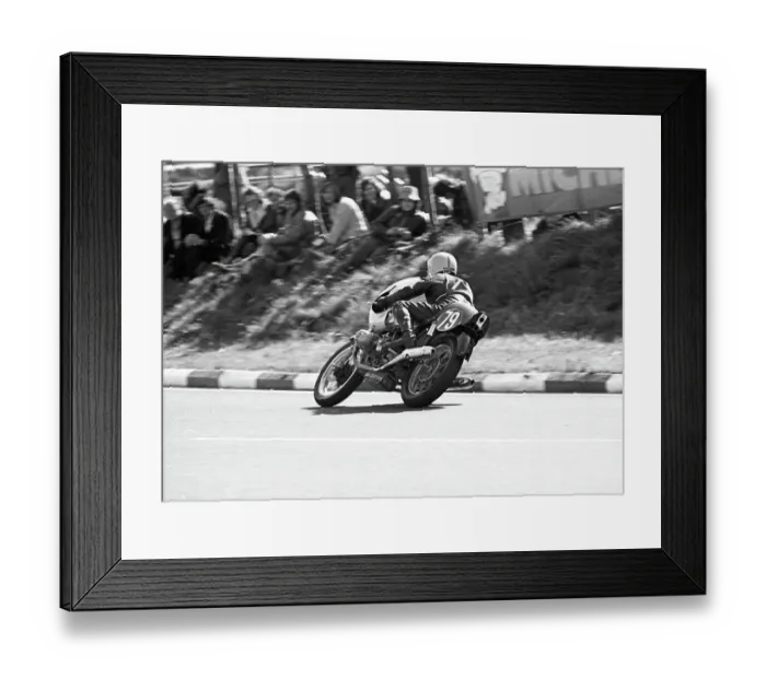 Framed Print : Horst Gluck BMW 1975 Production TT Framed Print : Horst Gluck BMW 1975 Production TT
