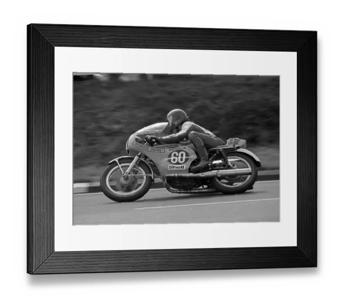 Framed Print : Wayne Dinham Yamaha 1975 Production TT Framed Print : Wayne Dinham Yamaha 1975 Production TT