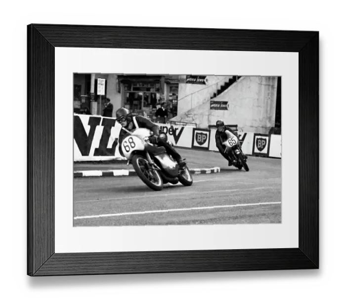 Framed Print : Allan Gagen Royal Enfield Derek Whalley Greeves Framed Print : Allan Gagen Royal Enfield Derek Whalley Greeves