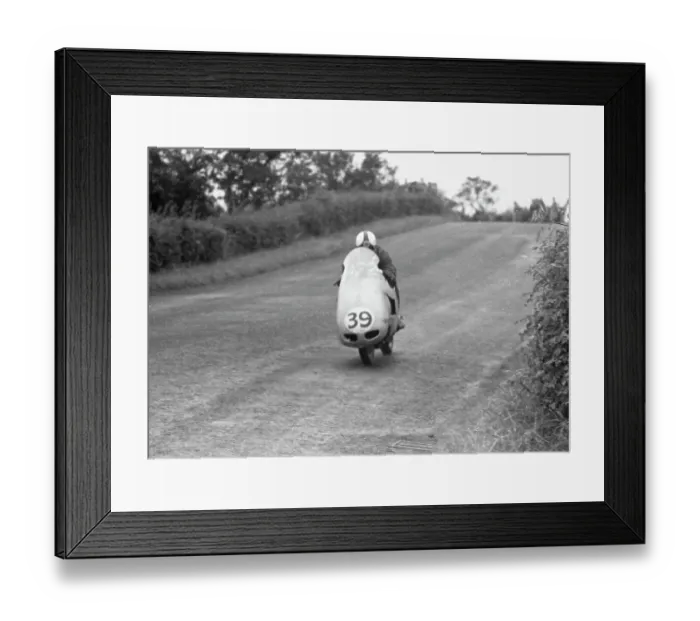 Framed Print : Geoff Tanner (Norton) 1957 Junior Ulster Grand Prix Framed Print : Geoff Tanner (Norton) 1957 Junior Ulster Grand Prix