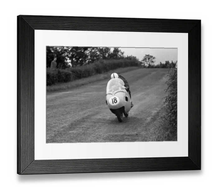 Framed Print : John Surtees MV 1957 Junior Ulster Grand Prix
