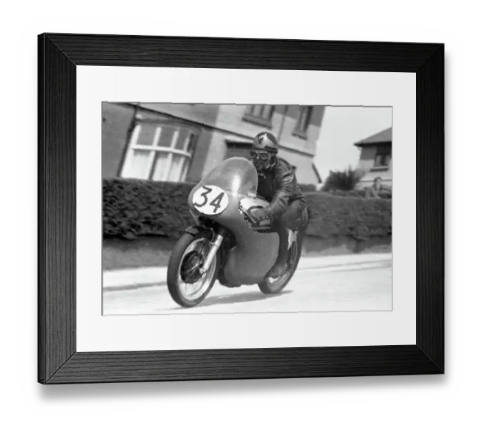 Framed Print : Paddy Driver Norton 1958 Junior TT Framed Print : Paddy Driver Norton 1958 Junior TT