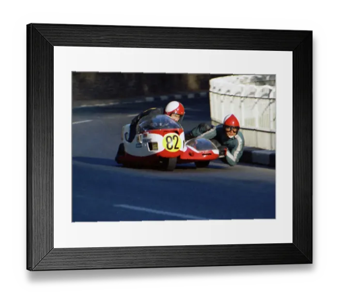 Framed Print : Roger Dixon Francis Knights Weslake 1974 750 Sidecar TT Framed Print : Roger Dixon Francis Knights Weslake 1974 750 Sidecar TT