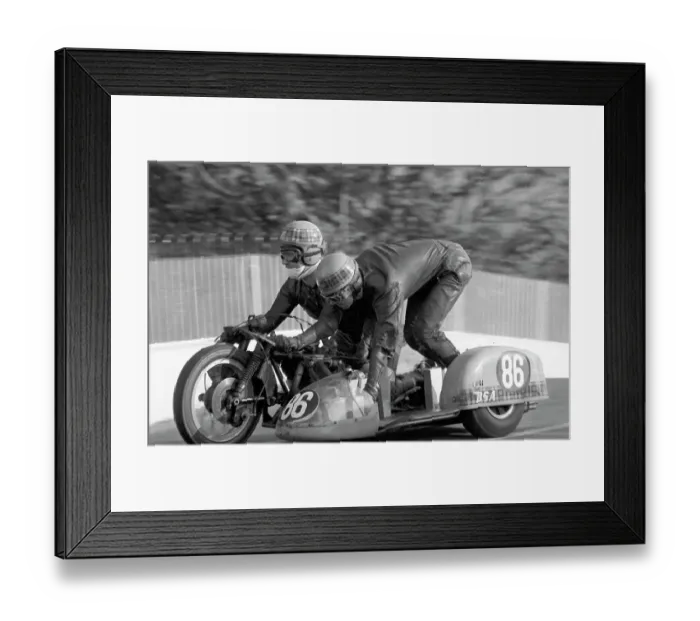 Framed Print : John Graham P McKendrey BSA 1971 500 Sidecar TT Framed Print : John Graham P McKendrey BSA 1971 500 Sidecar TT