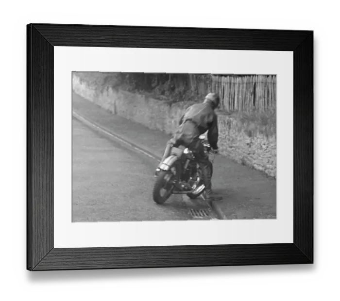 Framed Print : Guy Newman Triumph 1949 Senior Clubman TT Practice Framed Print : Guy Newman Triumph 1949 Senior Clubman TT Practice