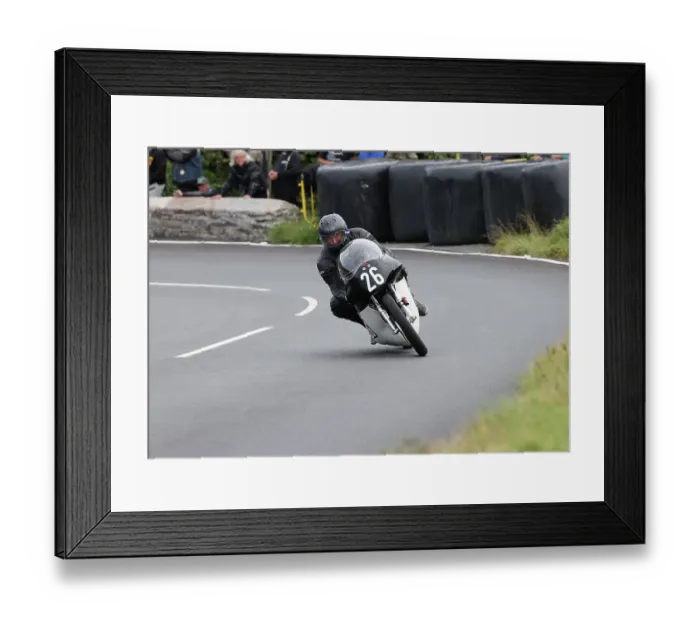 Framed Print : John Leigh Pemberton Norton 2022 Senior Classic Manx Grand Prix