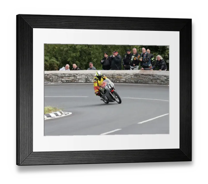 Framed Print : Garth Woods Honda 2022 Senior Classic Manx Grand Prix Framed Print : Garth Woods Honda 2022 Senior Classic Manx Grand Prix