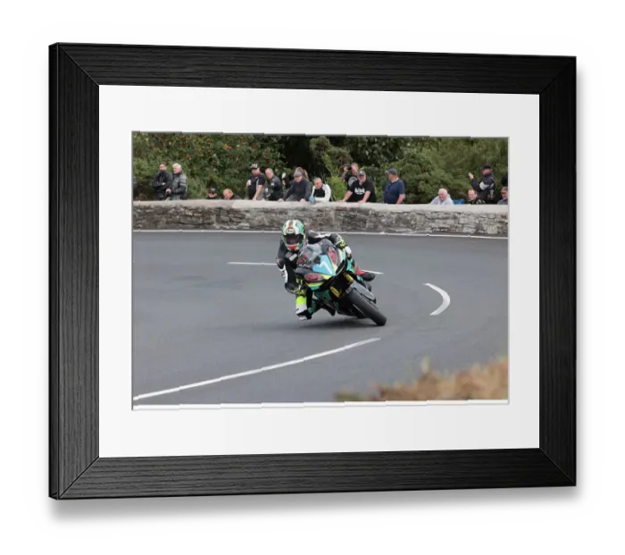 Framed Print : Michael Rees Kawasaki 2022 Junior Manx Grand Prix Framed Print : Michael Rees Kawasaki 2022 Junior Manx Grand Prix