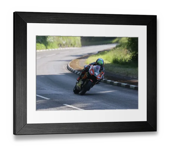Framed Print : Jamie Coward Kawasaki 2023 Supertwin TT Framed Print : Jamie Coward Kawasaki 2023 Supertwin TT