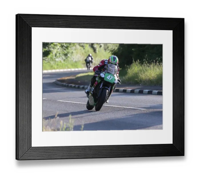 Framed Print : Masayuki Yamanaka Kawasaki 2023 Supertwin TT Framed Print : Masayuki Yamanaka Kawasaki 2023 Supertwin TT