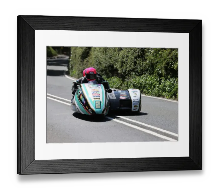 Framed Print : Peter Founds Jevan Walmsley LCR Honda 2023 Sidecar TT Framed Print : Peter Founds Jevan Walmsley LCR Honda 2023 Sidecar TT