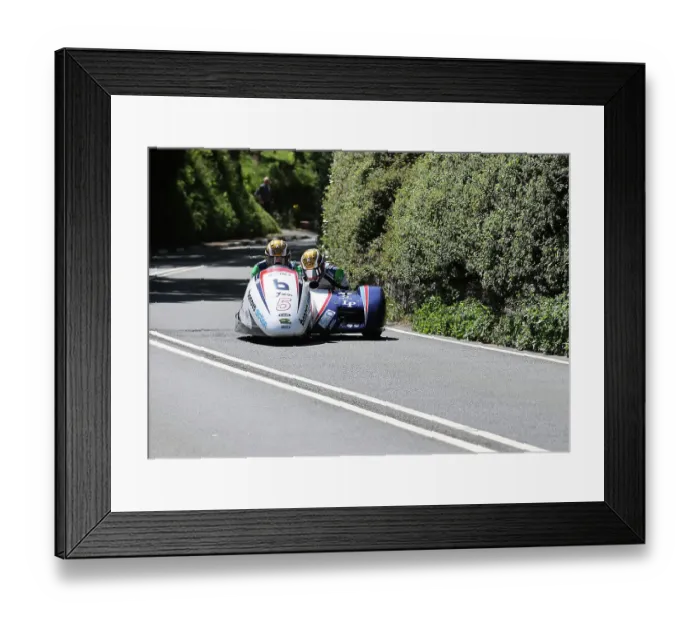 Framed Print : Tim Reeves Mark Wilkes LCR Yamaha 2023 Sidecar TT Framed Print : Tim Reeves Mark Wilkes LCR Yamaha 2023 Sidecar TT
