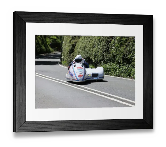 Framed Print : Daryl Gibson Tom Christie CES Suzuki 2023 Sidecar TT Framed Print : Daryl Gibson Tom Christie CES Suzuki 2023 Sidecar TT