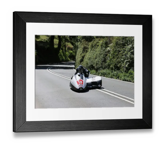 Framed Print : Wayne Lockey & Matthew Rostron LCR Honda 2023 Sidecar TT Framed Print : Wayne Lockey & Matthew Rostron LCR Honda 2023 Sidecar TT