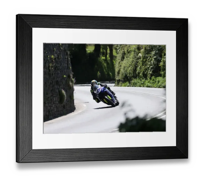 Framed Print : Michael Rutter Yamaha 2023 Supertwin TT Framed Print : Michael Rutter Yamaha 2023 Supertwin TT