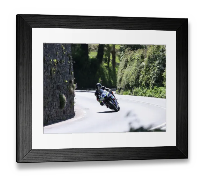 Framed Print : Mike Browne Paton 2023 Supertwin TT Framed Print : Mike Browne Paton 2023 Supertwin TT