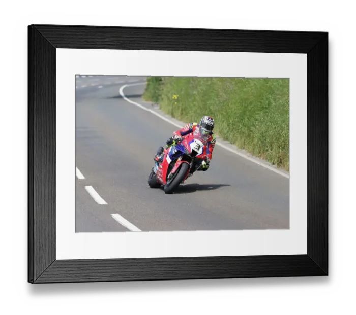 Framed Print : John McGuinness Honda 2023 Senior TT Framed Print : John McGuinness Honda 2023 Senior TT