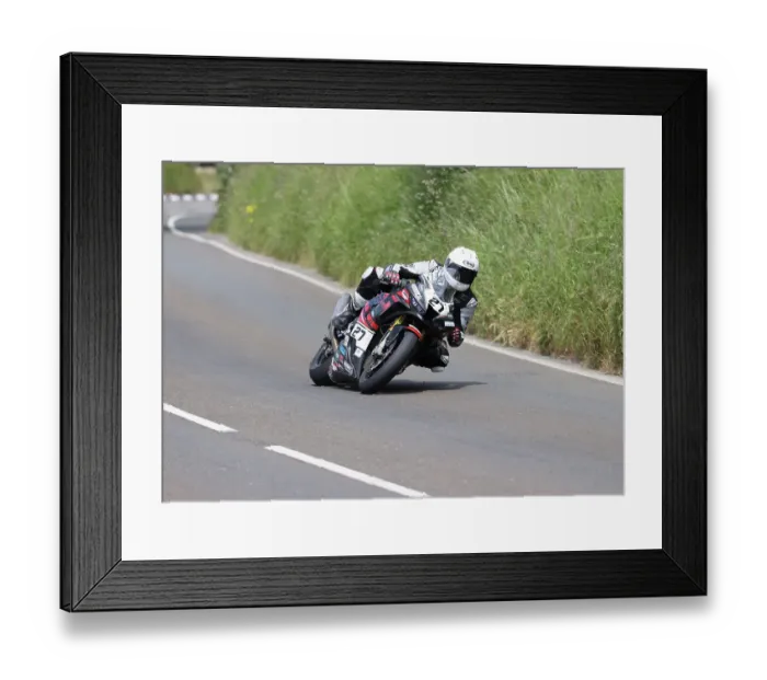 Framed Print : Julian Trummer Honda 2023 Senior TT Framed Print : Julian Trummer Honda 2023 Senior TT