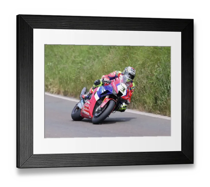 Framed Print : John McGuinness Honda 2023 Senior TT Framed Print : John McGuinness Honda 2023 Senior TT