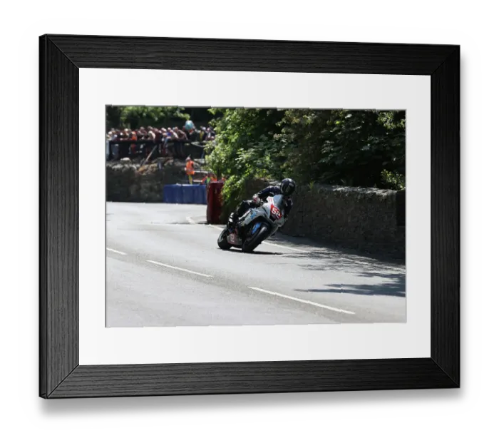 Framed Print : Xavier Denis Yamaha 2023 Superstock TT