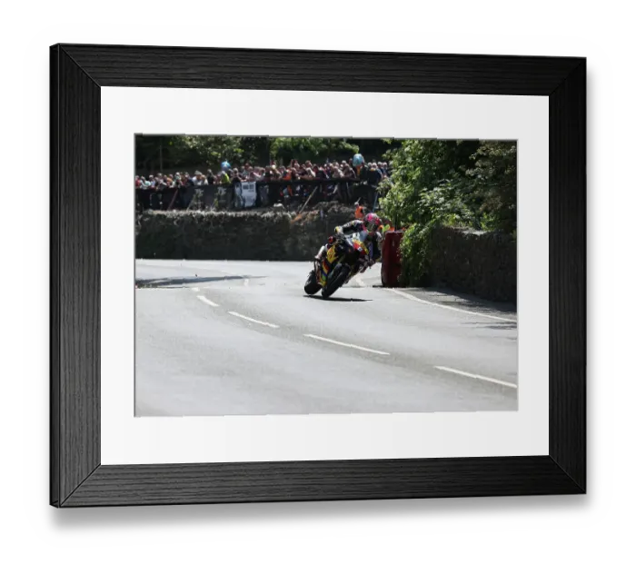 Framed Print : Davy Todd Padgett Honda 2023 Superstock TT