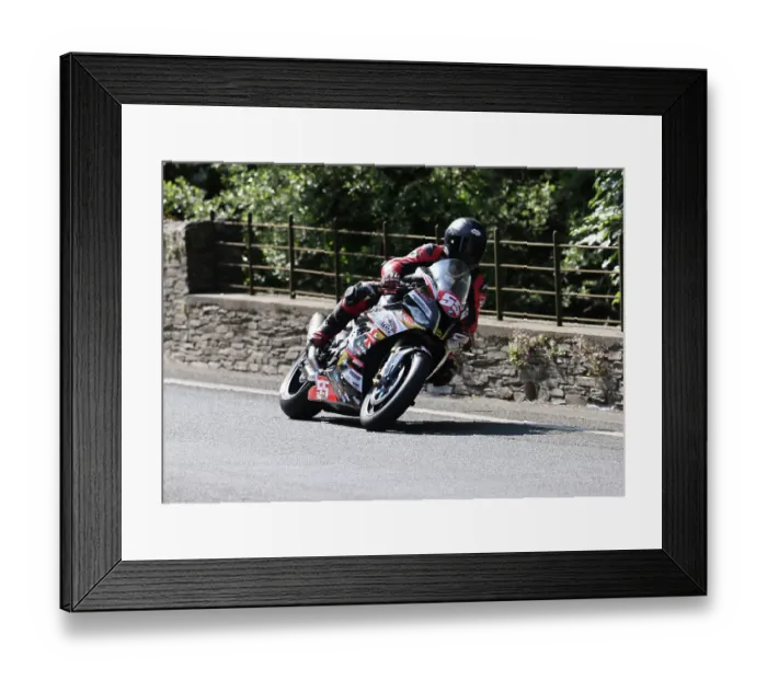 Framed Print : Amalric Blanc BMW 2023 Superstock TT