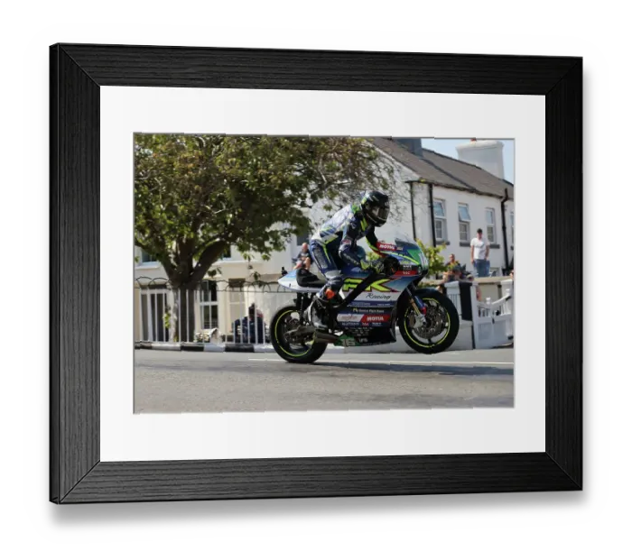 Framed Print : Mike Browne Paton 2023 Supertwin TT Framed Print : Mike Browne Paton 2023 Supertwin TT