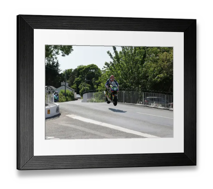 Framed Print : Vinny Brennan Kawasaki 2023 Supertwin TT Framed Print : Vinny Brennan Kawasaki 2023 Supertwin TT