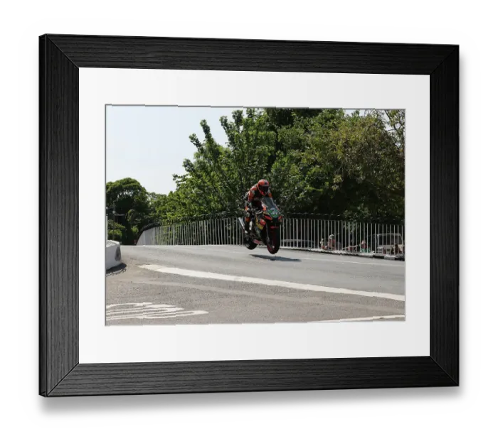 Framed Print : Michael Russell Aprilia 2023 Supertwin TT Framed Print : Michael Russell Aprilia 2023 Supertwin TT