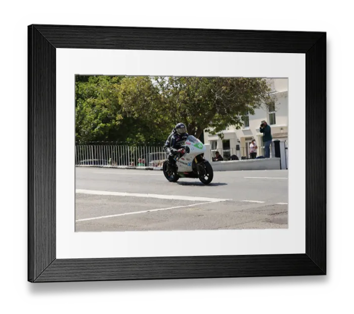 Framed Print : Xavier Denis Kawasaki 2023 Supertwin TT Framed Print : Xavier Denis Kawasaki 2023 Supertwin TT