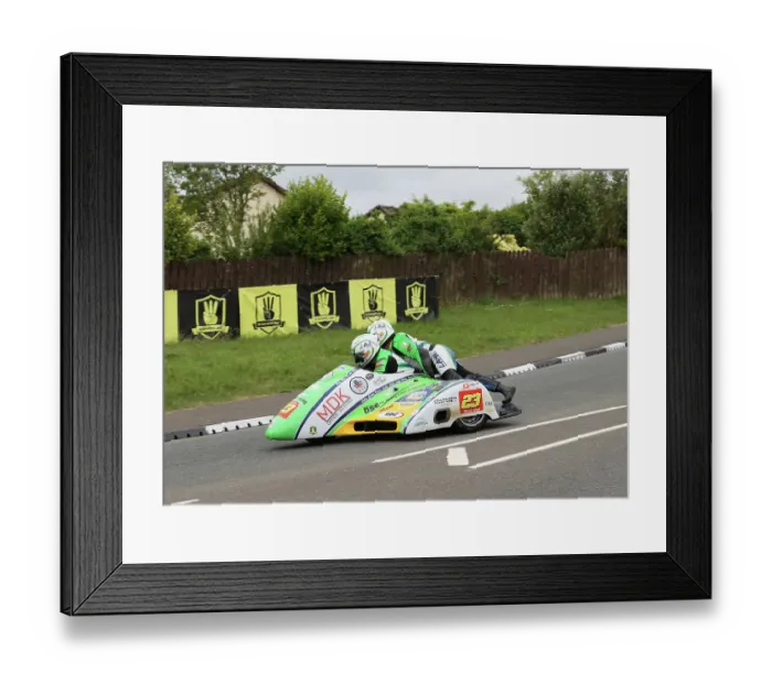 Framed Print : Bruce Moore Mark Gash Ireson Honda 2023 Sidecar TT Framed Print : Bruce Moore Mark Gash Ireson Honda 2023 Sidecar TT