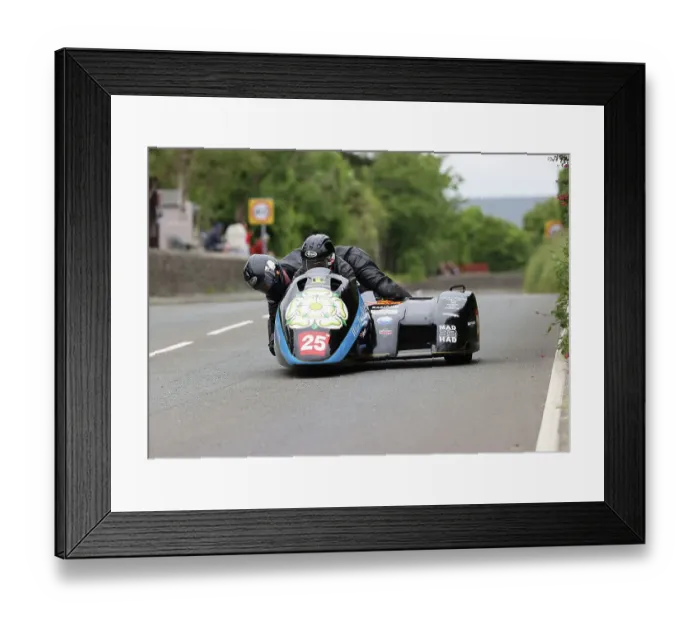Framed Print : Craig Melvin Stuart Christian LCR Suzuki 2023 Sidecar TT Framed Print : Craig Melvin Stuart Christian LCR Suzuki 2023 Sidecar TT