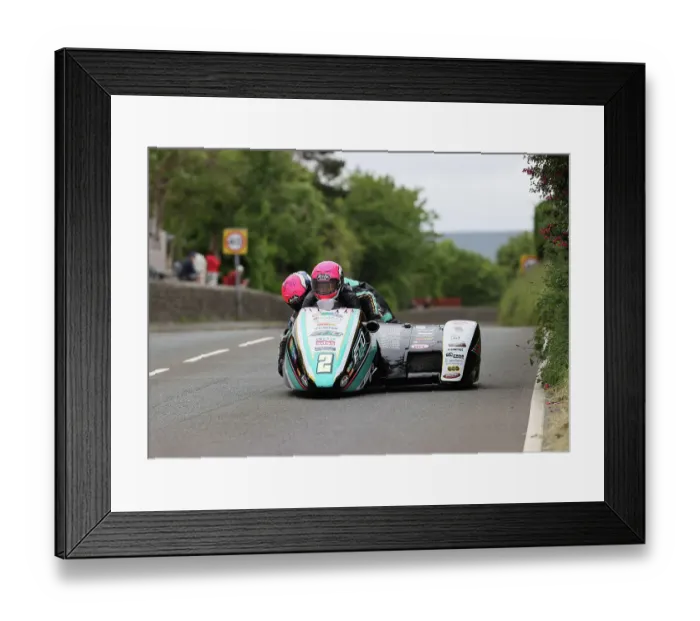 Framed Print : Peter Founds Jevan Walmsley LCR Honda 2023 Sidecar TT Framed Print : Peter Founds Jevan Walmsley LCR Honda 2023 Sidecar TT
