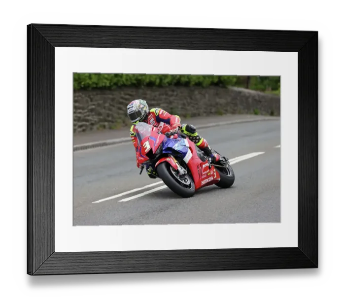Framed Print : John McGuinness Honda 2023 Superstock TT Framed Print : John McGuinness Honda 2023 Superstock TT