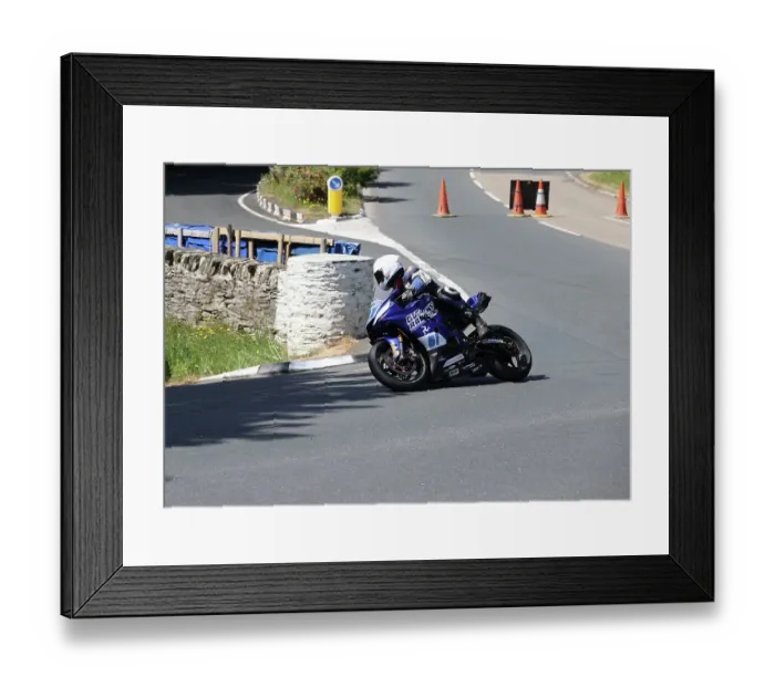 Framed Print : Jonathan Goetschy Yamaha 2023 Supersport TT