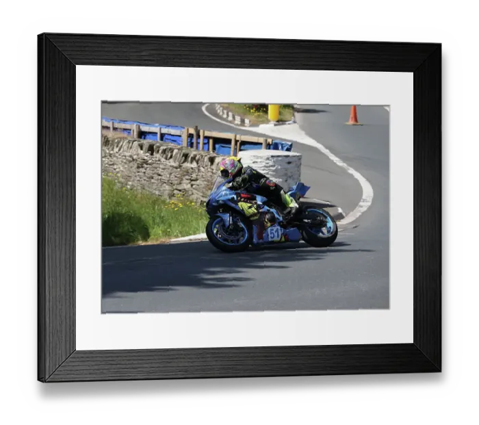 Framed Print : Rhys Hardisty Yamaha 2023 Supersport TT Framed Print : Rhys Hardisty Yamaha 2023 Supersport TT