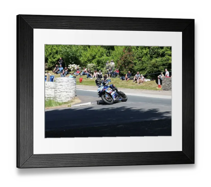 Framed Print : Mike Browne Yamaha 2023 Supersport TT Framed Print : Mike Browne Yamaha 2023 Supersport TT