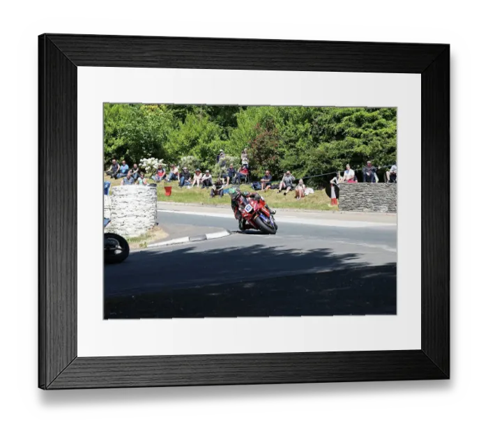 Framed Print : Dominic Herbertson Yamaha 2023 Supersport TT Framed Print : Dominic Herbertson Yamaha 2023 Supersport TT