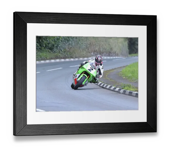 Framed Print : Paul Jordan Kawasaki Superbike Manx Grand Prix Framed Print : Paul Jordan Kawasaki Superbike Manx Grand Prix