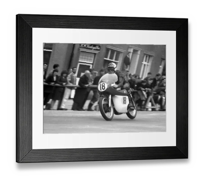 Framed Print : Esso Gunnarsson Norton 1964 Senior TT
