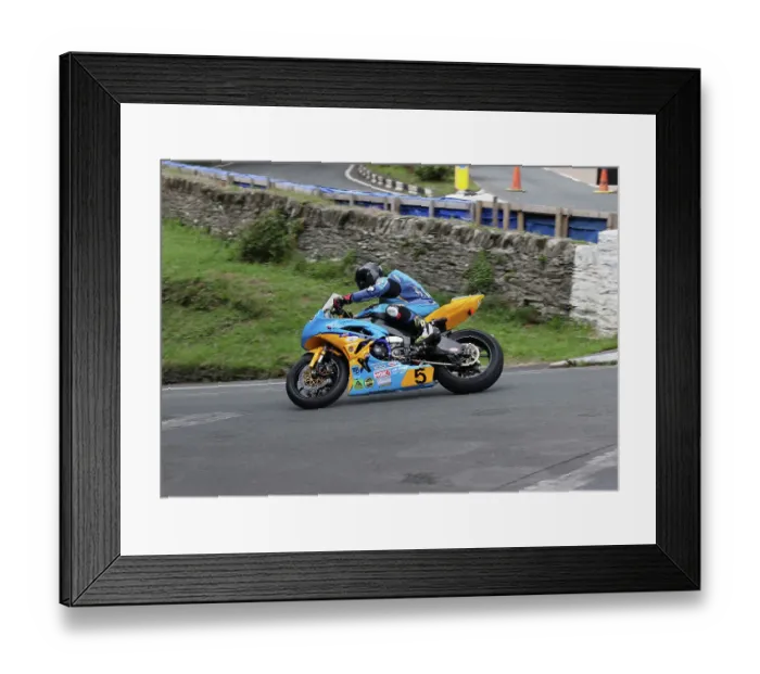 Framed Print : Chris Cook Kawasaki 2023 Senior Manx Grand Prix Framed Print : Chris Cook Kawasaki 2023 Senior Manx Grand Prix