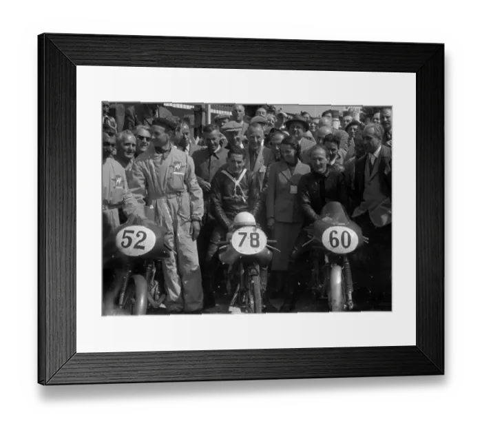Framed Print : MV Werner Haas NSU Les Graham 1953 Ultra Lightweight TT Framed Print : MV Werner Haas NSU Les Graham 1953 Ultra Lightweight TT
