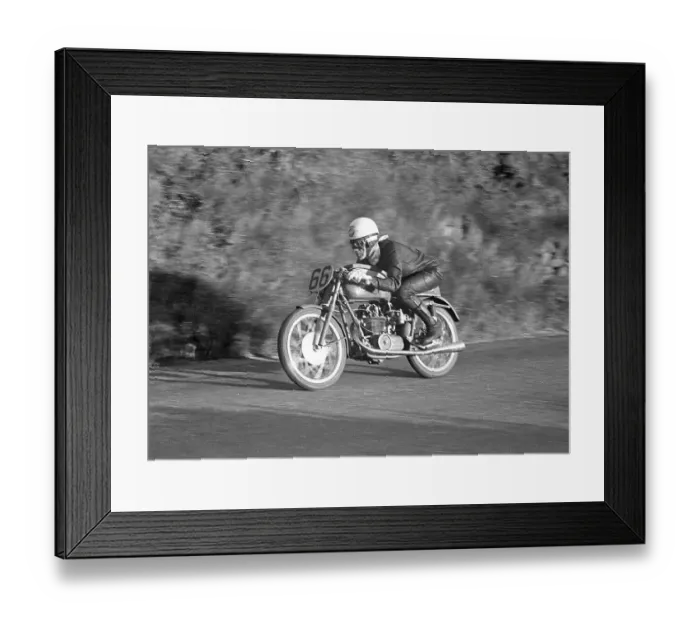 Framed Print : Bill Webster (MV) 1953 Ultra Lightweight TT Framed Print : Bill Webster (MV) 1953 Ultra Lightweight TT
