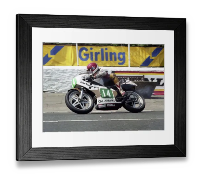 Framed Print : Pete Wild Yamaha 1982 Junior TT Framed Print : Pete Wild Yamaha 1982 Junior TT
